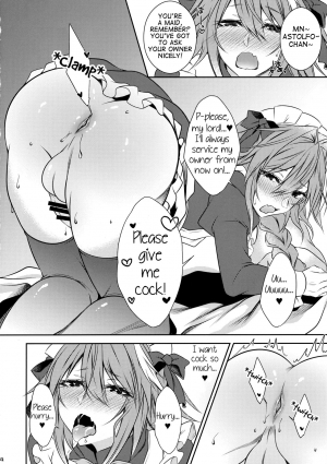 (C94) [Kaochuu Kingdom (Sisei)] Meido in Astolfo (Fate/Grand Order) [English] [Samachan] - Page 13