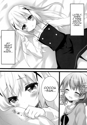 (C89) [eterna-radiare (Riichu)] Kokoa-san to Issho de aritain desu. (Gochuumon wa Usagi desu ka) [English] - Page 4