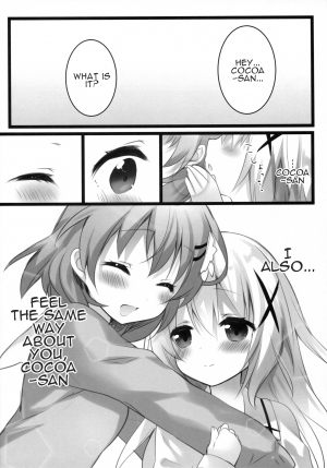 (C89) [eterna-radiare (Riichu)] Kokoa-san to Issho de aritain desu. (Gochuumon wa Usagi desu ka) [English] - Page 12