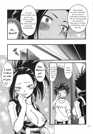 (C93) [HEADROOM (Oda Haiji)] H-ERO!! 4 Yaoyorozu: Coming (Boku no Hero Academia) [English] [PhantomsJoker] - Page 17