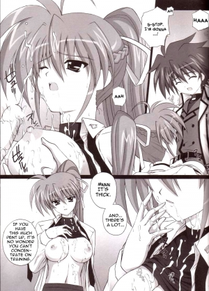 (COMIC1☆2) [Kamogawaya (Kamogawa Tanuki)] NINETEENS CLOCK UP! (Mahou Shoujo Lyrical Nanoha)[ENG] - Page 9