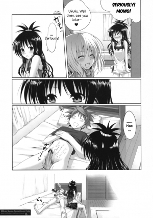 (C79) [40010 1-GO (40010Prototype)] MIKAN, MOMO, SOMETIMES PETA (To Love-Ru) [English] - Page 15