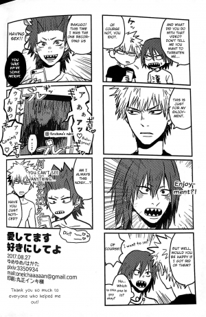 (Douyara Deban no Youda! 8) [Yumeyume (Hakata)] Ashitemasu Suki ni Shiteyo (Boku no Hero Academia) [English] [Otokonoko Scans] - Page 15