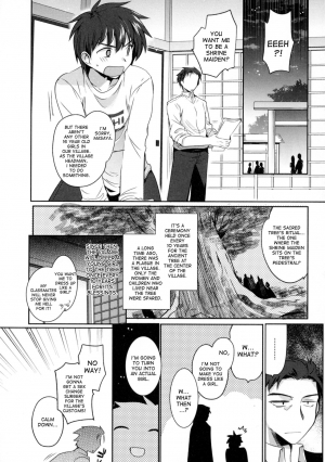 [Kirimoto Yuuji] Nyotaika Shite Miko ni Narimasu. | Turn into a girl and become a shrine maiden (Nyotaika Dynamites 6) [English] [desudesu] - Page 3