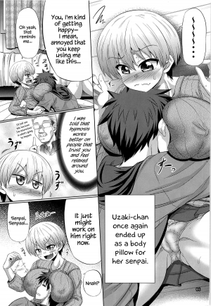 (C95) [Macchadokoro (Warashibe)] Uzaki-chan wa Sukebe Shitai (Uzaki-chan wa Asobitai!) [English] {Hennojin} - Page 3