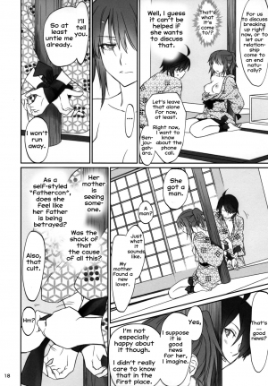 (C91) [Bloody Okojo (Akutagawa Manbou, Takakujyu)] Hitagi Family Kouhen (Bakemonogatari) [English] [Erozbischof] - Page 18
