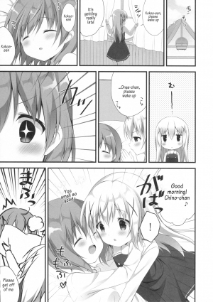 (C89) [CHOCOLATE CUBE (Miwa Futaba)] Chino-chan wa Goshuushin ♡ (Gochuumon wa Usagi desu ka?) [English] [AkazaChan] - Page 5