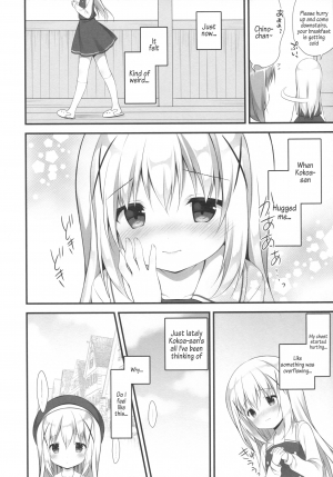 (C89) [CHOCOLATE CUBE (Miwa Futaba)] Chino-chan wa Goshuushin ♡ (Gochuumon wa Usagi desu ka?) [English] [AkazaChan] - Page 6