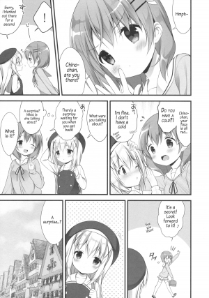 (C89) [CHOCOLATE CUBE (Miwa Futaba)] Chino-chan wa Goshuushin ♡ (Gochuumon wa Usagi desu ka?) [English] [AkazaChan] - Page 7