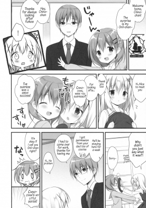 (C89) [CHOCOLATE CUBE (Miwa Futaba)] Chino-chan wa Goshuushin ♡ (Gochuumon wa Usagi desu ka?) [English] [AkazaChan] - Page 8