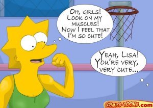 300px x 212px - The Simpsons â€“ Lesbian Orgy At School Gym - lesbian porn ...