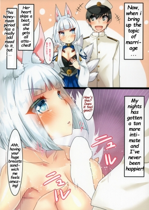 (C93) [Mocomocodo (Nukunuku Batten)] Kaga-san to Kekkon Shimashita. (Azur Lane) [English] [Deep Fried Scans] - Page 4