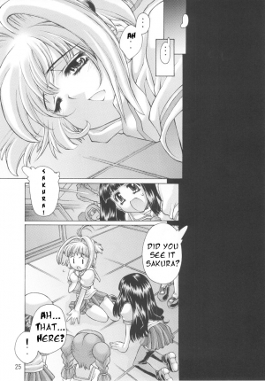 (C67) [Molotov Cocktail (Oowada Tomari)] Kagami no Naka no CHERRIES 2nd (Card Captor Sakura) [English] - Page 26
