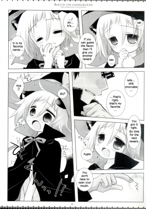(Puniket 20) [Chronolog, Shoujo Zukin (Sakurazawa Izumi, Hatomugi Munmun)] Alice in the underground (Soul Eater)[English] - Page 10
