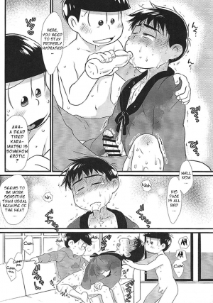 (6tsugo no Tamashii Forever 4) [MatsuCha. (Maccha)] Sono chiryou-hou wa machigatte imasu | This Treatment is Wrong (Osomatsu-san) [English] [Rotti Totti] - Page 8