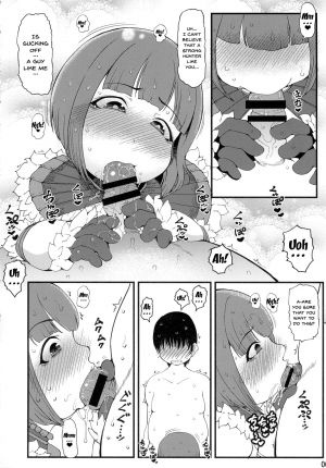 (COMIC1☆13) [Urakaryuu (Ibukichi)] Karyuudo no Taieki | A Hunter's Body Fluids (Monster Hunter) [English] {Doujins.com} - Page 5