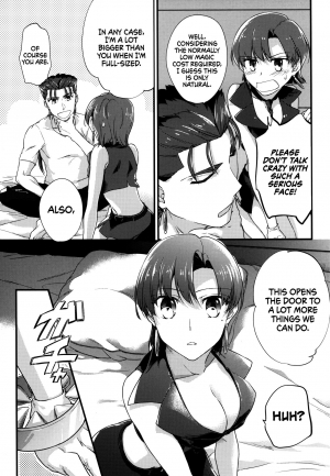  (C90) [Gokutsubushi (Misoiri)] Chiisai Lancer ga Bazett-san node Ookiku Naru | Little Lancer turns huge because of Bazett-san (Fate/hollow Ataraxia) [English] [EHCOVE]  - Page 8