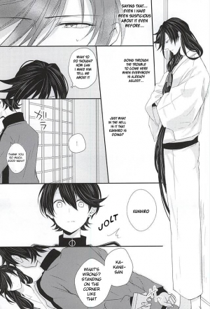  (KaneHoric) [Mike (Sautsu*)] Kane-san ni wa Ienai Wanaide Kudasai.  | Please don’t tell Kane-san (Touken Ranbu) [English]  - Page 23