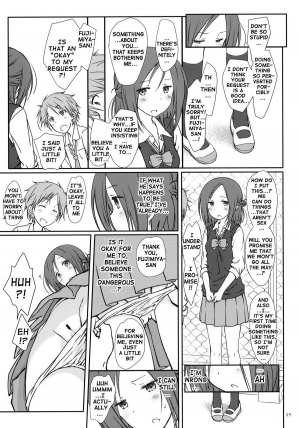 (C86) [Super Flat Lolinitron (Focke Wolf)] Tomodachi to no Sex. | Sex With Friends (One Week Friends) [English] {doujin-moe.us} - Page 9