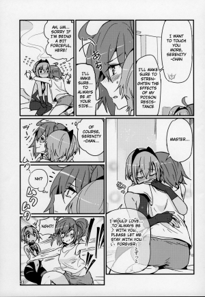  (C92) [Marutori no Chazuke (Torichamaru)] Seihitsu-chan wa Sawareraretai | Serenity-chan wants to be touched (Fate/Grand Order) [English]  - Page 21