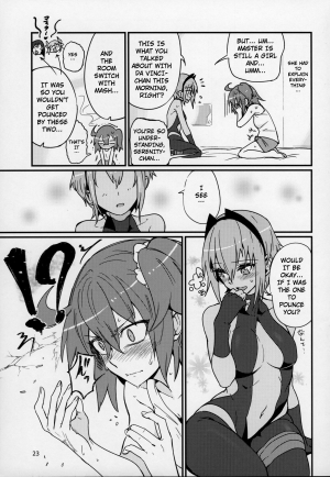  (C92) [Marutori no Chazuke (Torichamaru)] Seihitsu-chan wa Sawareraretai | Serenity-chan wants to be touched (Fate/Grand Order) [English]  - Page 23