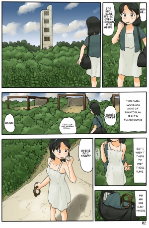 [Awatake (Awatake Takahiro)] Haikyo ni Suisou | The Mystery of the Water Tanks (English) [Munyu] - Page 5