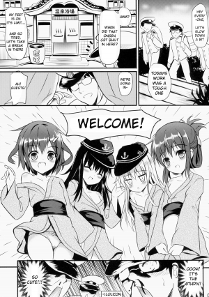 (C86) [Milkshake Work (Milkshake)] Dai Roku Kuchiku Onsen Yokujou | Sixth Destroyer Onsen Helpers (Kantai Collection -KanColle-) [English] [Iam1vs100xp] - Page 5