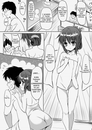 (C86) [Milkshake Work (Milkshake)] Dai Roku Kuchiku Onsen Yokujou | Sixth Destroyer Onsen Helpers (Kantai Collection -KanColle-) [English] [Iam1vs100xp] - Page 7