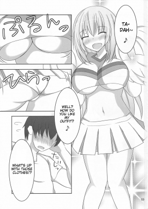 (C86) [Kyojinkou (Toyo)] Kyonyuu Onee-san Kei Megami ni Yasashiku Shibori Toraretai! 2 (Hyperdimension Neptunia) [English] - Page 4