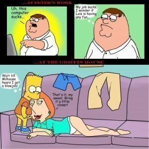 Simpsons Cartoon Porn Family Guy - The Simpsons & Family Guy- The Affair Rated XXX - rape porn ...