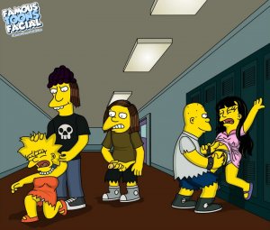 The Simpsons â€“ Rape in School [Famous Toons Facial] - anal sex porn comics  | Eggporncomics