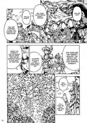(C80) [Yokohama Junky (Makari Tohru)] Solo Hunter no Seitai 2 The third part (Monster Hunter) [English] - Page 31