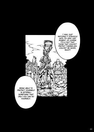 (C80) [Yokohama Junky (Makari Tohru)] Solo Hunter no Seitai 2 The third part (Monster Hunter) [English] - Page 46