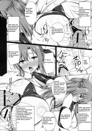 [Imitation Moon (Narumi Yuu)] Ore no Aishita Kanojo wa Mou Inai... | My Girlfriend who was my True Love no longer exists.... (Sword Art Online) [English] [Heartnsoul32] - Page 10