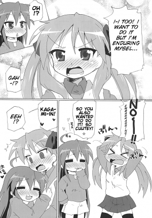 (COMIC1☆3) [Goberazzo (Mukaibi Aoi)] Gachi Rezu (Lucky Star) [English] {SMDC} - Page 9