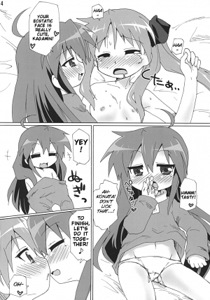 (COMIC1☆3) [Goberazzo (Mukaibi Aoi)] Gachi Rezu (Lucky Star) [English] {SMDC} - Page 15