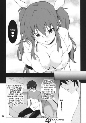 (C89) [P-FOREST (Hozumi Takashi)] Koujo-sama wa Heroine de Choroine de Eroine Nanodesu. (Rakudai Kishi no Cavalry) [English] {doujins.com} - Page 4