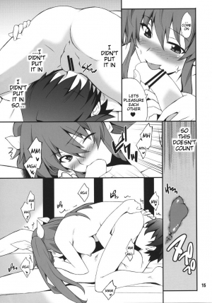 (C89) [P-FOREST (Hozumi Takashi)] Koujo-sama wa Heroine de Choroine de Eroine Nanodesu. (Rakudai Kishi no Cavalry) [English] {doujins.com} - Page 15