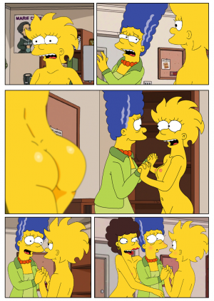Marge and Lisa Simpsons go Lesbian â€“ The Simpsons - incest ...