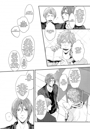 (Renai Jiyuugata! entry6)  [SAKEPAPA (Ooki)] You look great (Free!) [English] [Carrot-Bunny] - Page 8