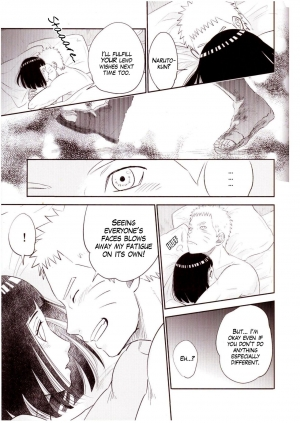 (SUPER26) [Festival! (Fes)] Fuufu no Jikan | Husband and Wife Time (Naruto) [English] [TL Anon] - Page 29