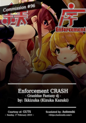 (C95) [Ikkizuka (Kizuka Kazuki)] Chitsujo Crash | Enforcement CRASH (Granblue Fantasy) [English] [Aoitenshi] - Page 3