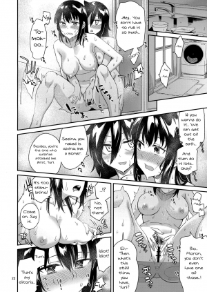 (Motenaishi Sokubaikai Suru 2) [Surface Tension (Orikuchi Hirata)] Kokonoe Kazura 3 (Watashi ga Motenai no wa Dou Kangaetemo Omaera ga Warui!) [English] [/u/ scanlations] - Page 22