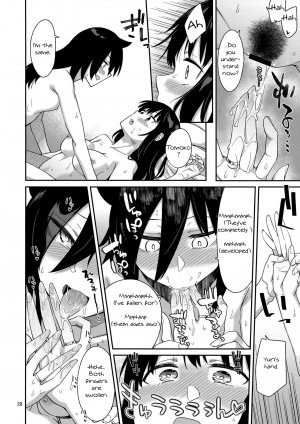 (Motenaishi Sokubaikai Suru 2) [Surface Tension (Orikuchi Hirata)] Kokonoe Kazura 3 (Watashi ga Motenai no wa Dou Kangaetemo Omaera ga Warui!) [English] [/u/ scanlations] - Page 28