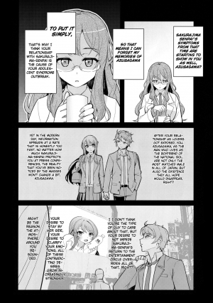 (C95) [Kayoudou (Matsuka)] Bunny Lovers (Seishun Buta Yarou wa Bunny Girl Senpai no Yume o Minai) [English] [Loligasm] - Page 9