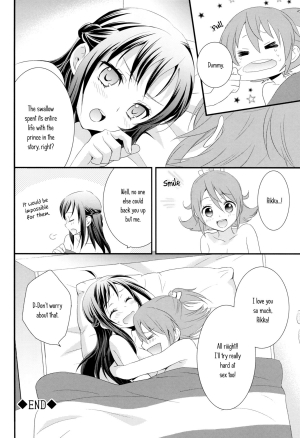 (COMIC1☆7) [Sweet Pea, COCOA BREAK (Ooshima Tomo, Ooshima Towa)] Shiawase no Aoi Tori - The Bluebird of Happiness. (Dokidoki! Precure) [English] [Yuri-ism] - Page 24