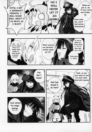  (C96) [Jitaku Vacation (Ulrich)] Okita-san wa Mizugi ga Kitai | Okita-san Wants to Wear a Swimsuit (Fate/Grand Order) [English] [Super High Intensity Translations]  - Page 4