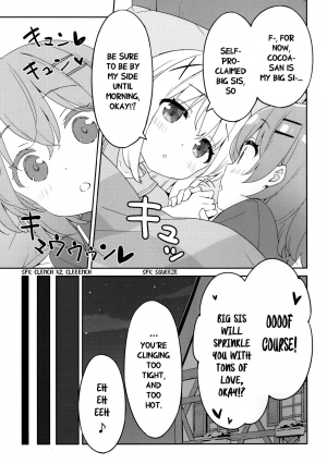 (COMIC1☆15) [Luminocity (Kani Biimu)] Luminocity 23 Gochuumon wa Soine desu. - I'd like to sleep next to you. (Gochuumon wa Usagi desu ka?) [English] [WindyFall Scanlations] - Page 9