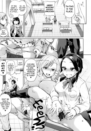 (C85) [brilliant thunder (Yumeno Tanuki)] Ota demo Nai Joshi ga Comiket Mikkame ni Circle Sanka de Asobi ni Yattekita [English] [biribiri] - Page 9