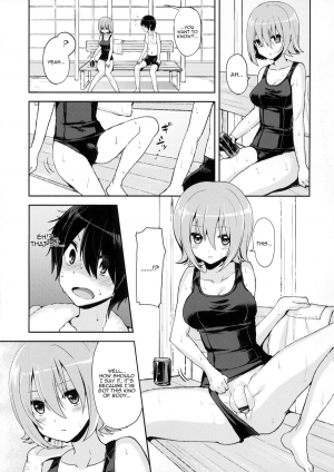 (Futaket 8.5) [Oshiruko Kan (Piririnegi)] Shishunki Poolside [English] - Page 7